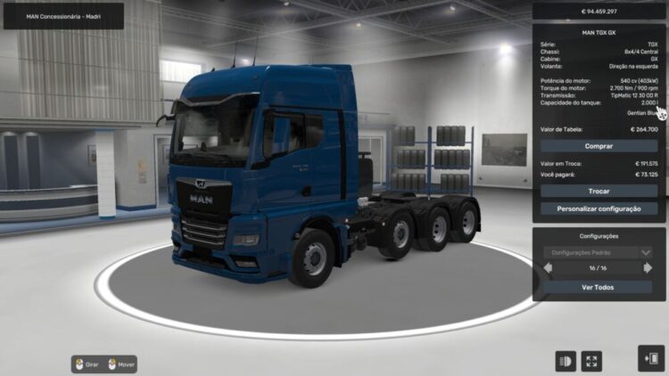 2000 LITERS FOR ALL TRUCKS BY RODONITCHO MODS 1.0 1.50 11 08 2024