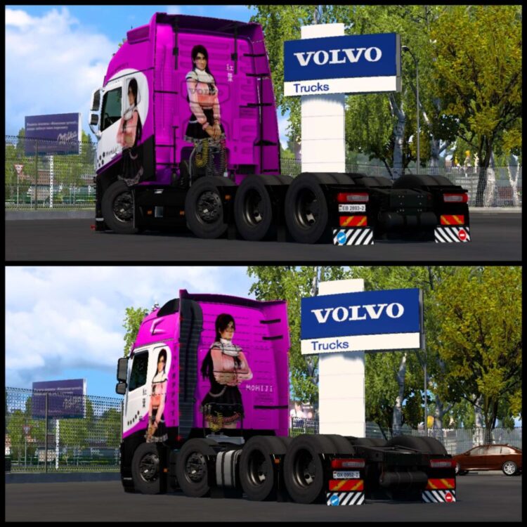 Momiji Nerdy Outfit Skin For Pendragon Volvo FH16 2012 & 2009