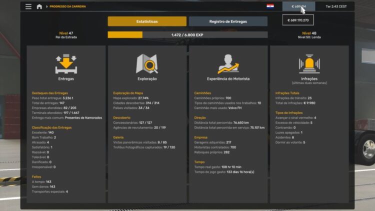 PROFILE ETS2 1.50.4.1S BY RODONITCHO MODS 1.0 1.50 03 08 2024