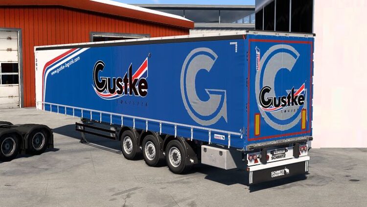 SCS Schmitz Trailer Gustke Logistik Skin