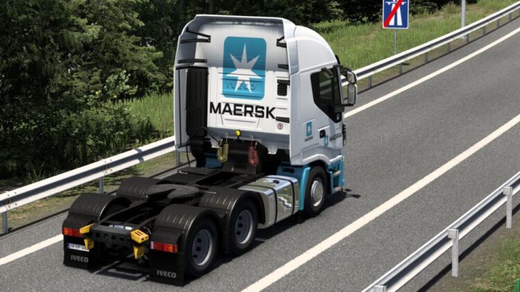 SKIN MAERSK IVECO HI-WAY BY RODONITCHO MODS 1.0 1.51 27 08 2024