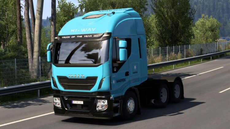 SKIN MAERSK IVECO HI-WAY BY RODONITCHO MODS 2.0 1.51 27 08 2024