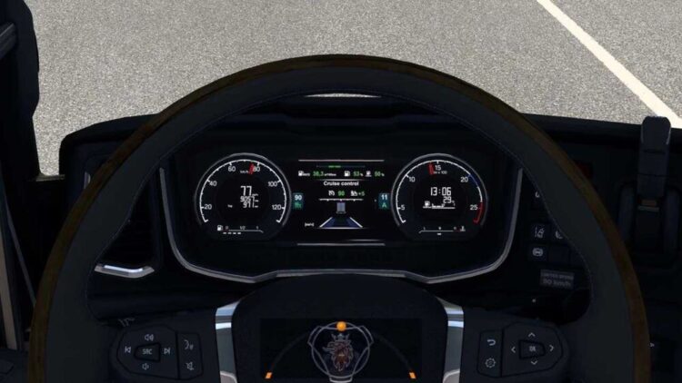 Scania NG Improved Dashboard v4.9