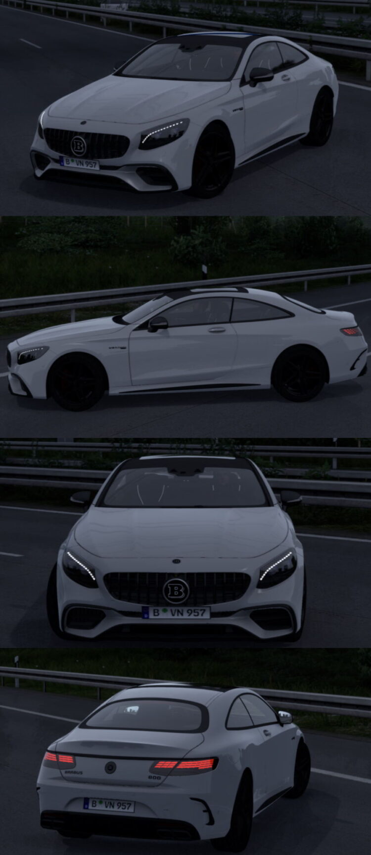 2019 Mercedes AMG S63 Coupe Brabus 800 1.0 1.51x
