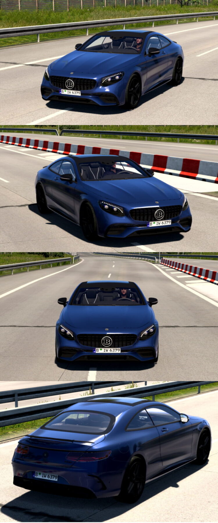 2019 Mercedes AMG S63 Coupe Brabus 800 1.0 1.51x
