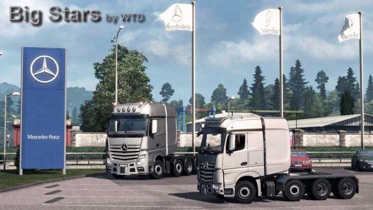 Big Stars &ndash; Actros/Arocs SLT v1.7.6 [1.51]