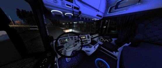 Blue Stars Interior [1.51] | ETS2 mods