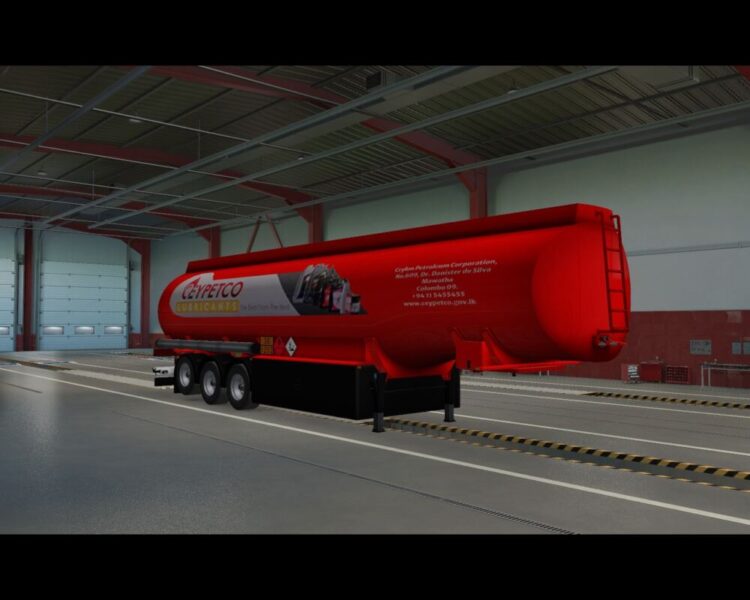 Ceypetco Fuel Tanker Trailer
