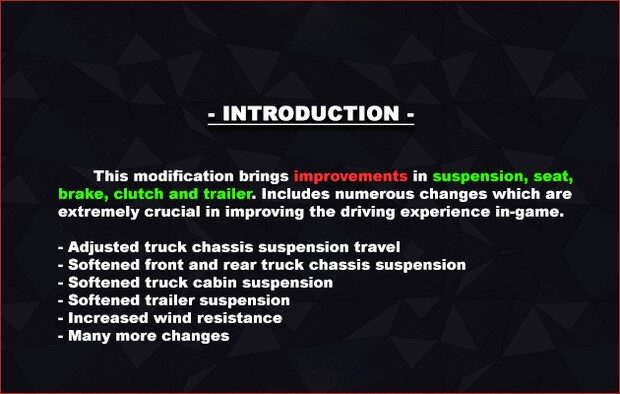 [ETS2] Revamped Dynamic Suspension V6.4.5 [1.51.x] - Official Release