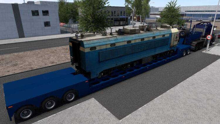 MULTI AXLE FLATBED TRAILER 10 AXLES v2.1 ETS2 1.51