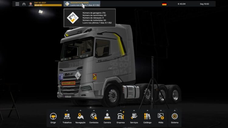 PROFILE DAF XF 2021 BY RODONITCHO MODS 1.0 1.51 18 09 2024