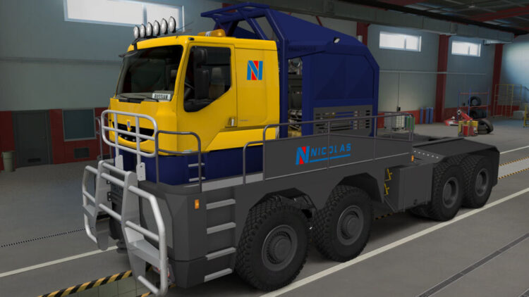 RENAULT KERAX TRACTOMAS 8X8 v2.1 ETS2 1.51.x