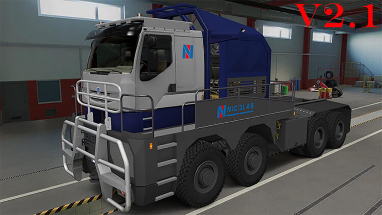 RENAULT KERAX TRACTOMAS 8X8 v2.1 ETS2 1.51.x