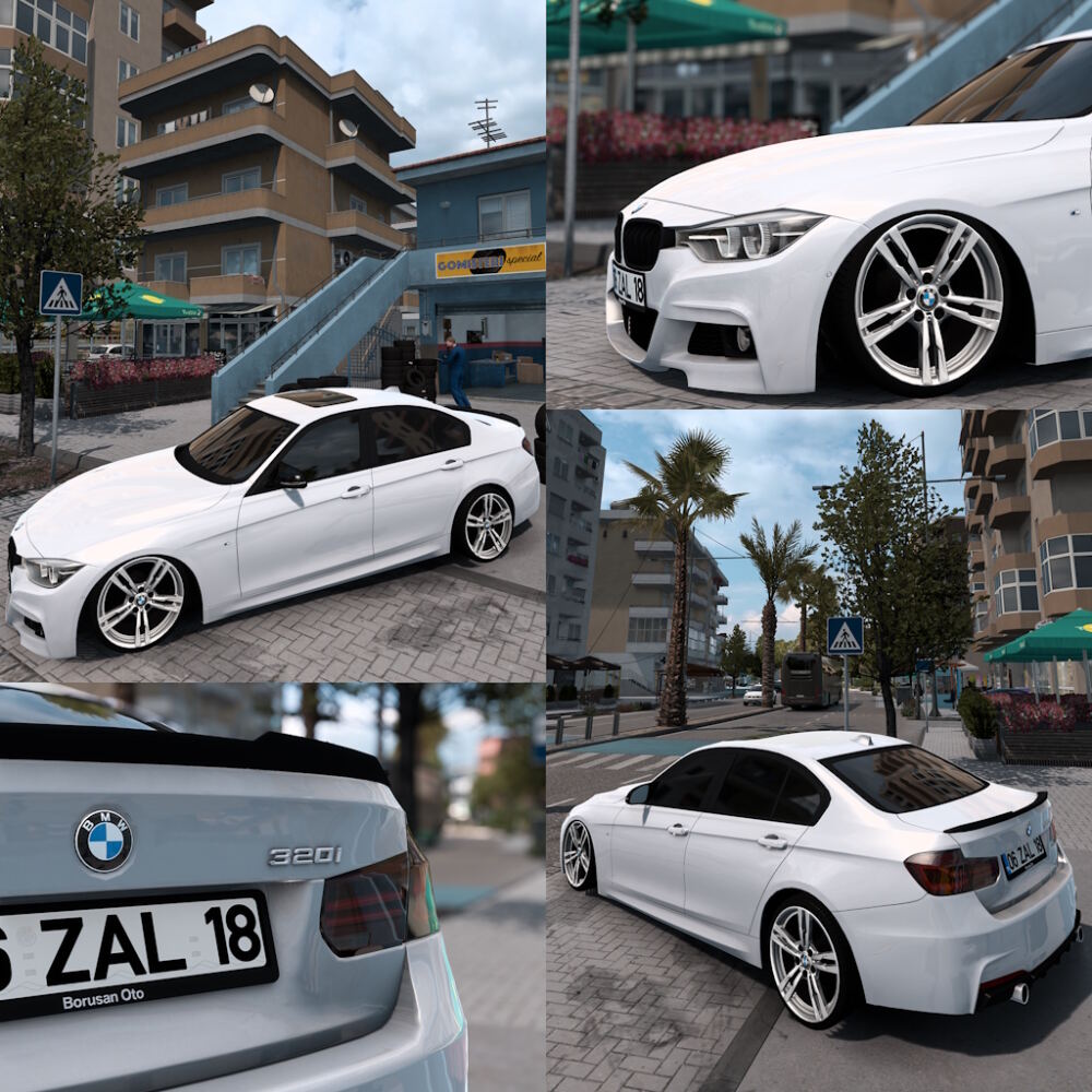 BMW 320i F30 M Sport 1.52 | ETS2 mods