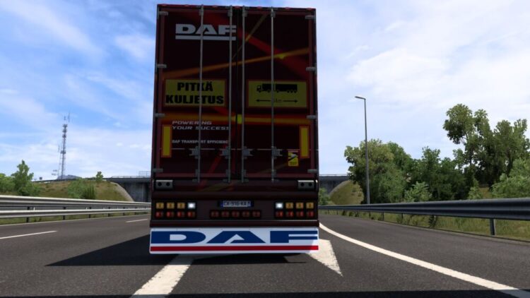 MUDFLAP DAF SCS BOX BY RODONITCHO MODS 1.0 1.51 28 09 2024