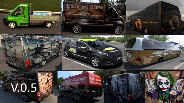 AI Traffic Vehicle Paint-Job Pack v.0.5 (by Joker)