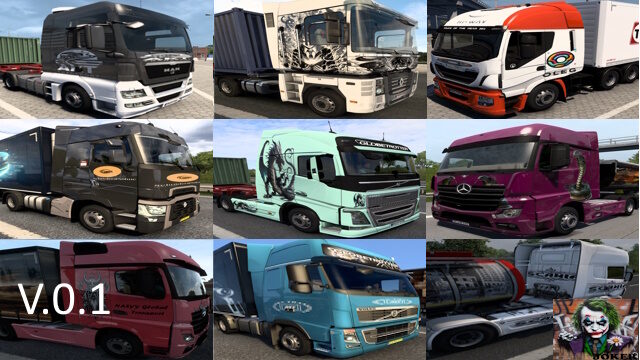 AI Truck Traffic Paintwork (by Joker) V.0.1