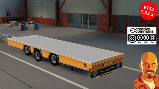 BDF FLATBED TRAILER LUPAL v4.0 ETS 1.52-1.53.x