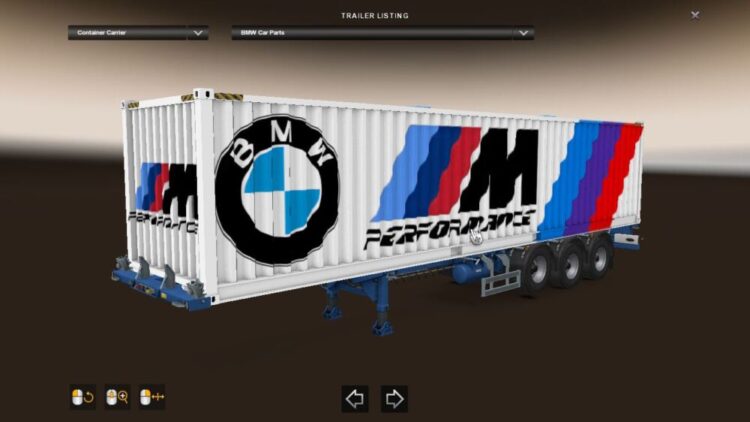 BMW Cargo Container Trailer