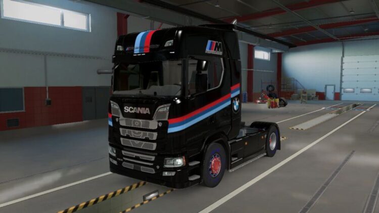 BMW SKIN FOR SCANIA S NextGen TRUCK