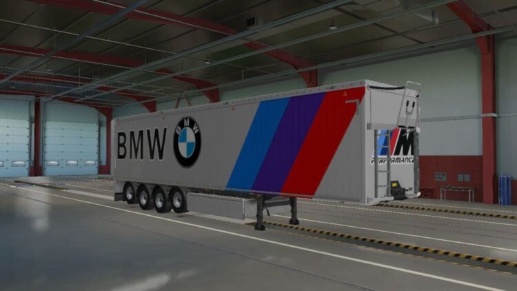 BMW Trailer Skin and Mudflaps