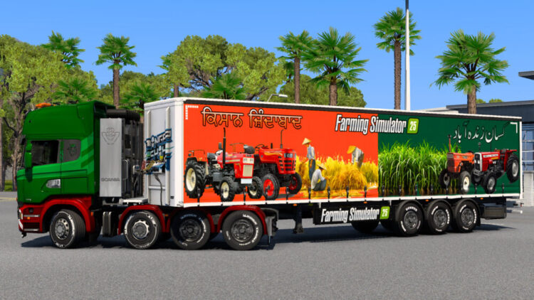 Bharat-Pak Kisaan Ek Saath – FS25 Trailer Skin