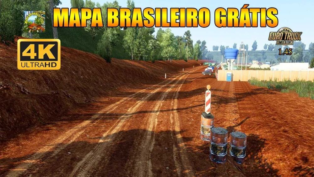 Brazilian Map [1.52] | ETS2 mods