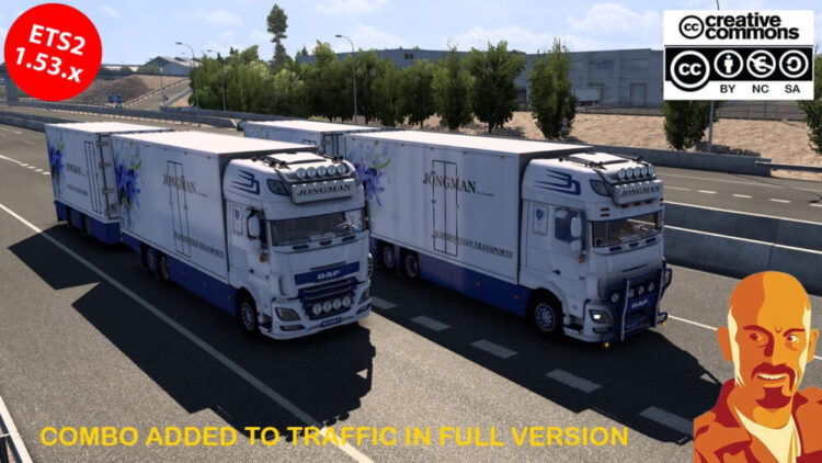 DAF XF116 510 FLOWER SHUTTLE v2.1 ETS2 1.52-1.53.x FIXED