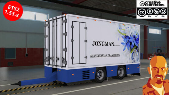 FLOWER SHUTTLE BDF TRAILER ETS2 1.52-1.53.x