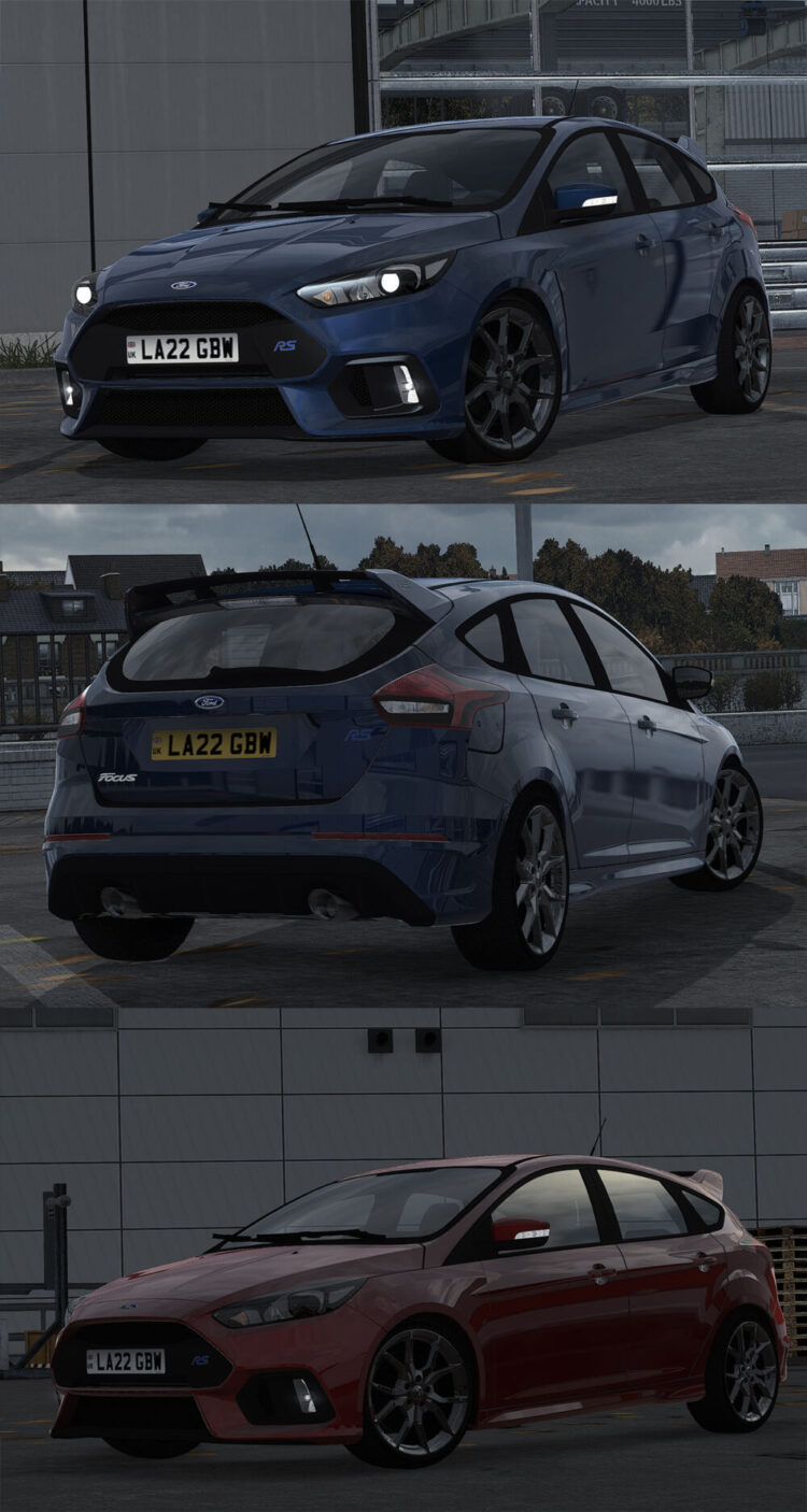 Ford Focus RS Mk3 2017 V2.8 1.53