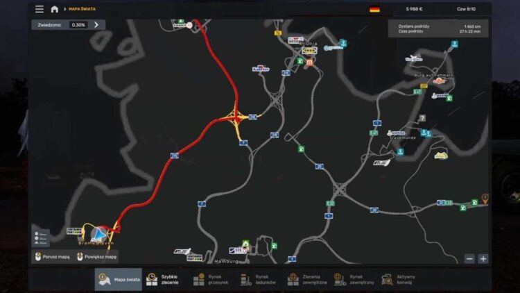 Kiel-Bremerhaven (Add-on for ProMods 2.72) v0.1 [1.52]
