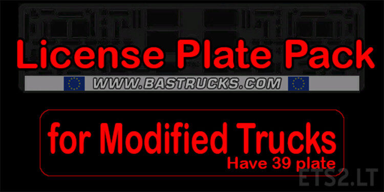 License Plate Pack v 6.9