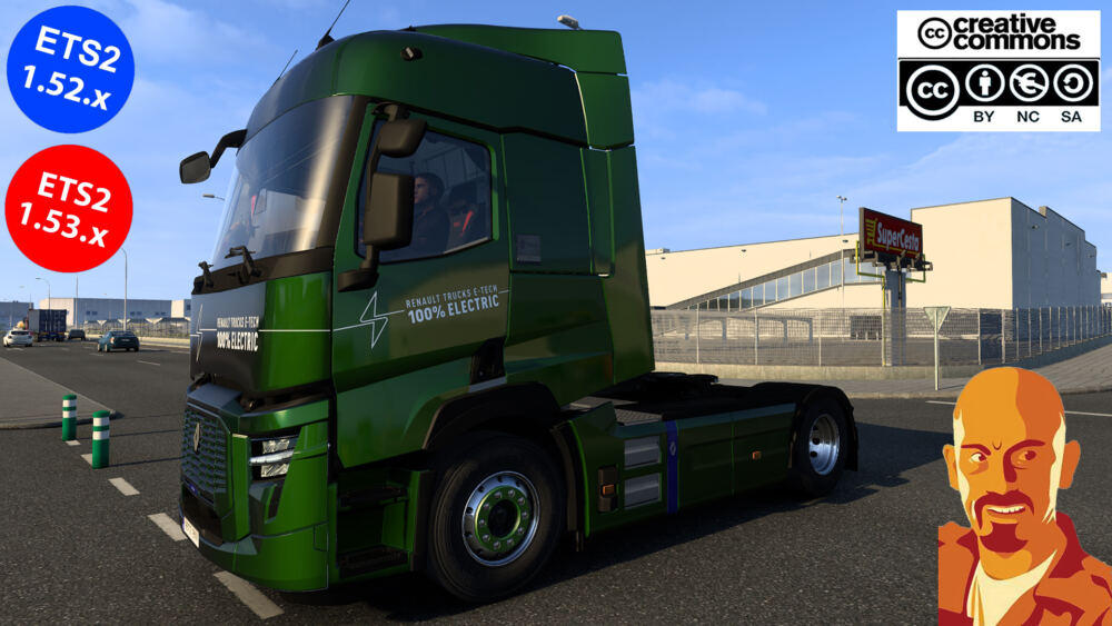 RENAULT ETECH ELECTRIC OWNABLE & IMPROVED v2.0 ETS2 1.53.x ETS2 mods