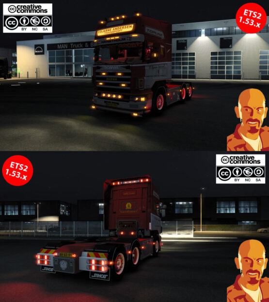 SCANIA 164G 580 P. BJARNE ANDERSEN v1.0 ETS 1.52-1.53.x