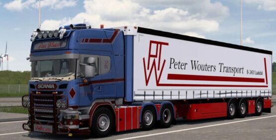 Scania R520 Peter Wouters + Trailer [1.51/1.53]