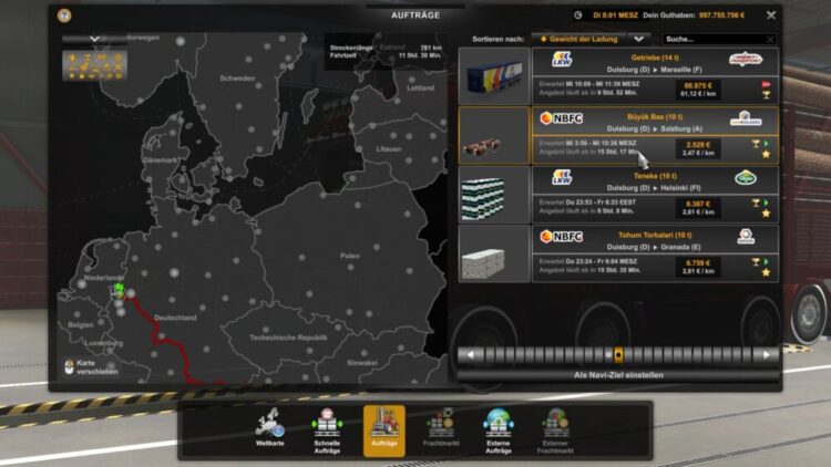 Cargo mod by Finion (for Trucks without Trailer: Transporter, Kirkayak) [ETS2 1.53]