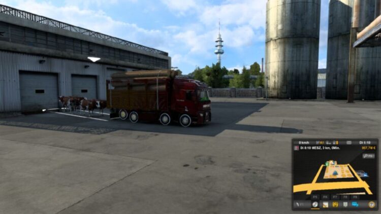 Cargo mod by Finion (for Trucks without Trailer: Transporter, Kirkayak) [ETS2 1.53]