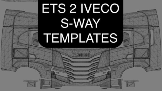 ETS 2 - IVECO S-Way Skin Templates