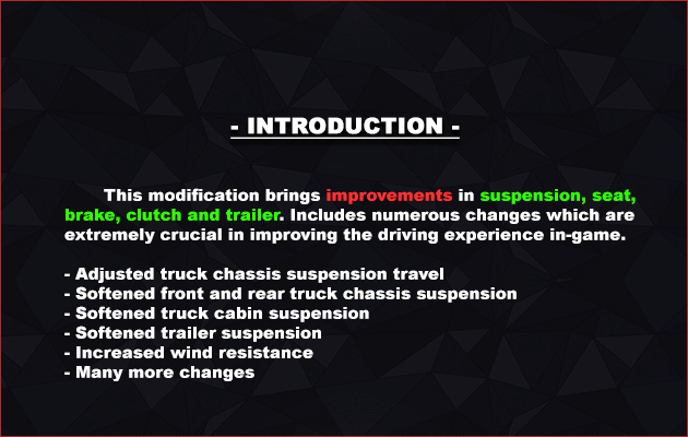 [ETS2] Revamped Dynamic Suspension V6.4.5.6 [Iveco S-Way update]