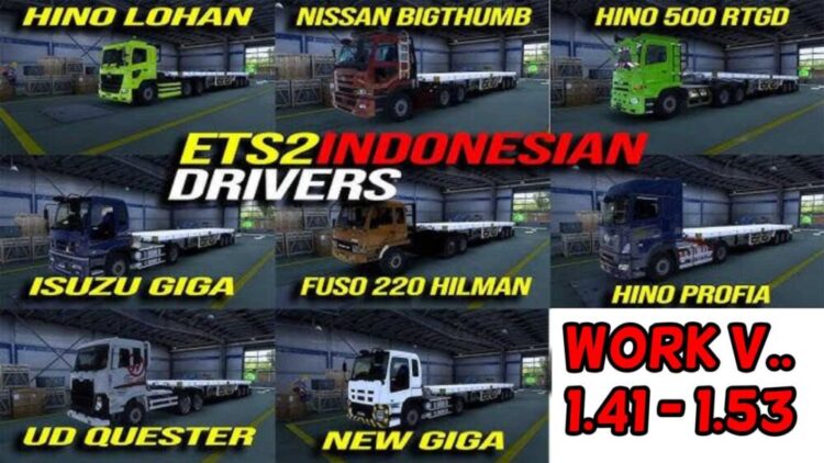 Indonesian Trucks Pack v1.0