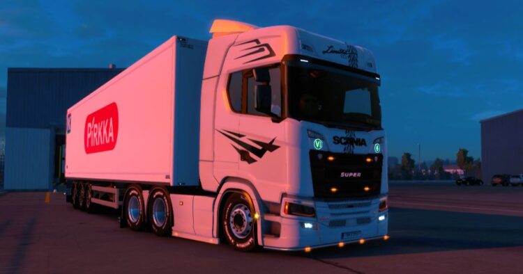Scania S white skin
