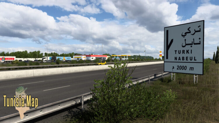Tunisia Map 1.2 For ETS2 Version 1.53