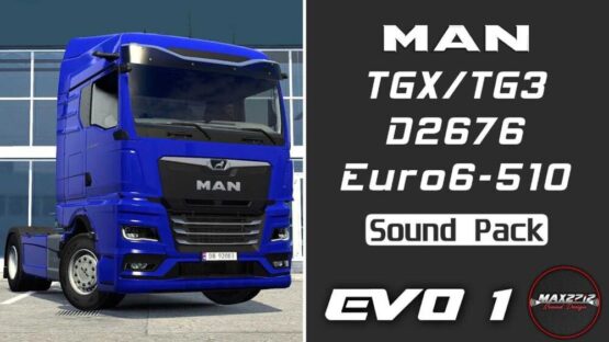 2020 MAN TGX (TG3) 510 D2676 Sound Pack v1.1