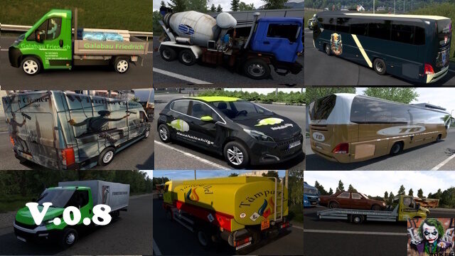 210 AI Traffic Vehicle Paint-Job Pack ( by Joker)