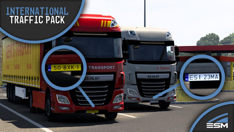 International Traffic Pack by Elitesquad Modz &ndash; JAD AI Truck Traffic Add-on V1.1
