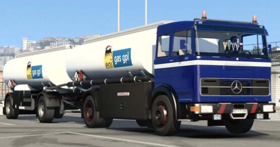 Mercedes LPS 1632 & Tandem Trailer v1.53