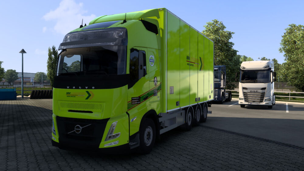 NM Logistic Volvo FH6 Aero Rigid by Kast skin | ETS 2 mods