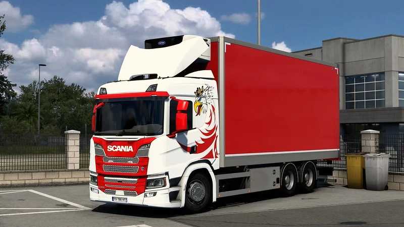 Custom Scania Truck Griffin Logos – 2x Extra Large 1500mm High, Any Color, For Cab Sides