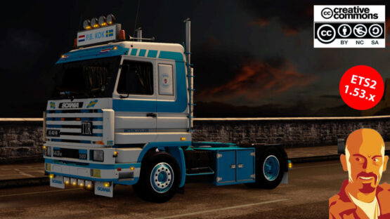 SCANIA 143M PB KOK & ZN HOLLAND v1.4 ETS2 1.53.x