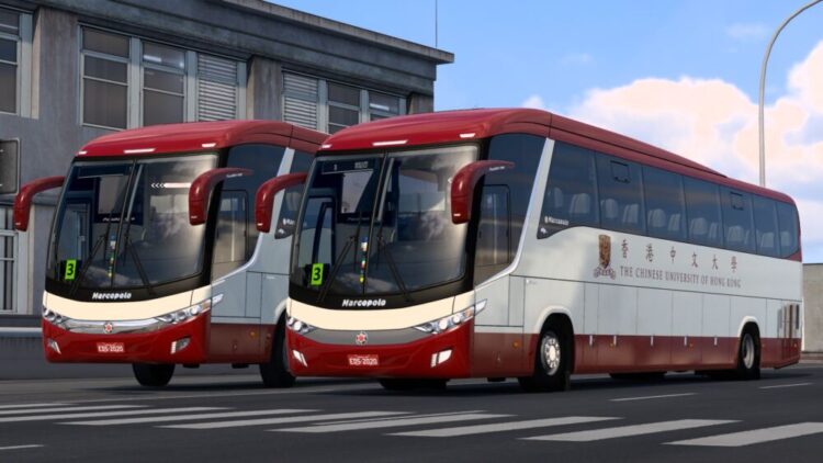 Scania Marcopolo CUHK School Bus Skin